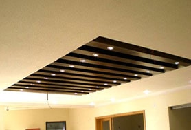 Wooden false ceilings