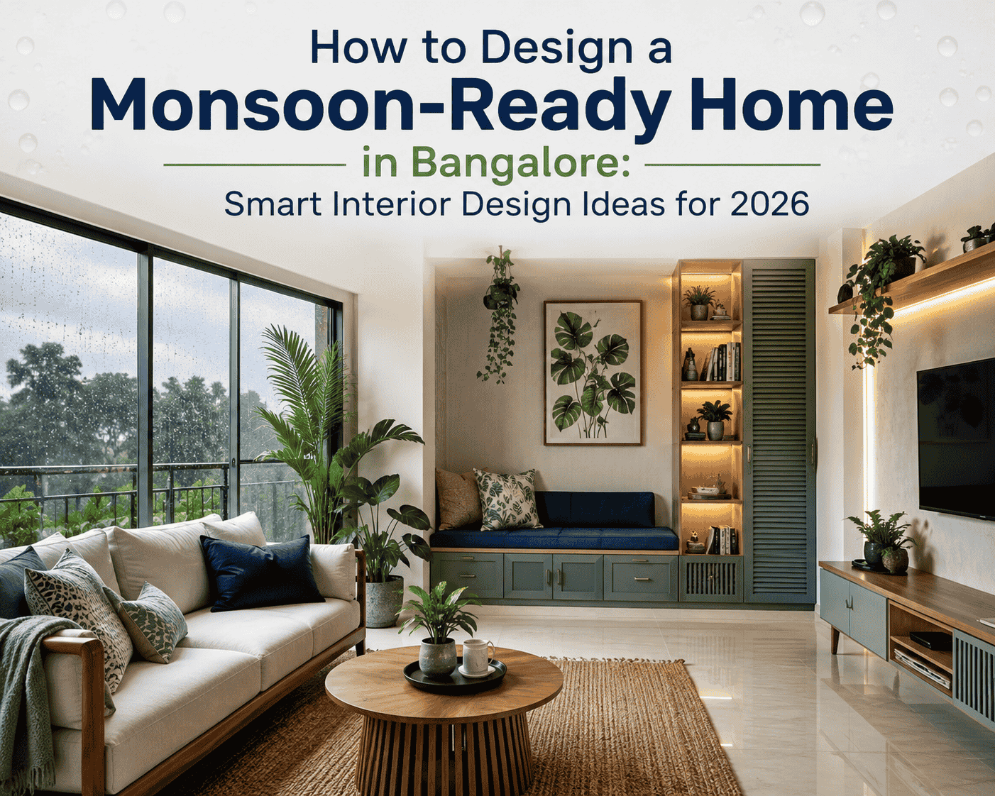 How to Design a Monsoon-Ready Home in Bangalore: Smart Interior Design Ideas for 2026
