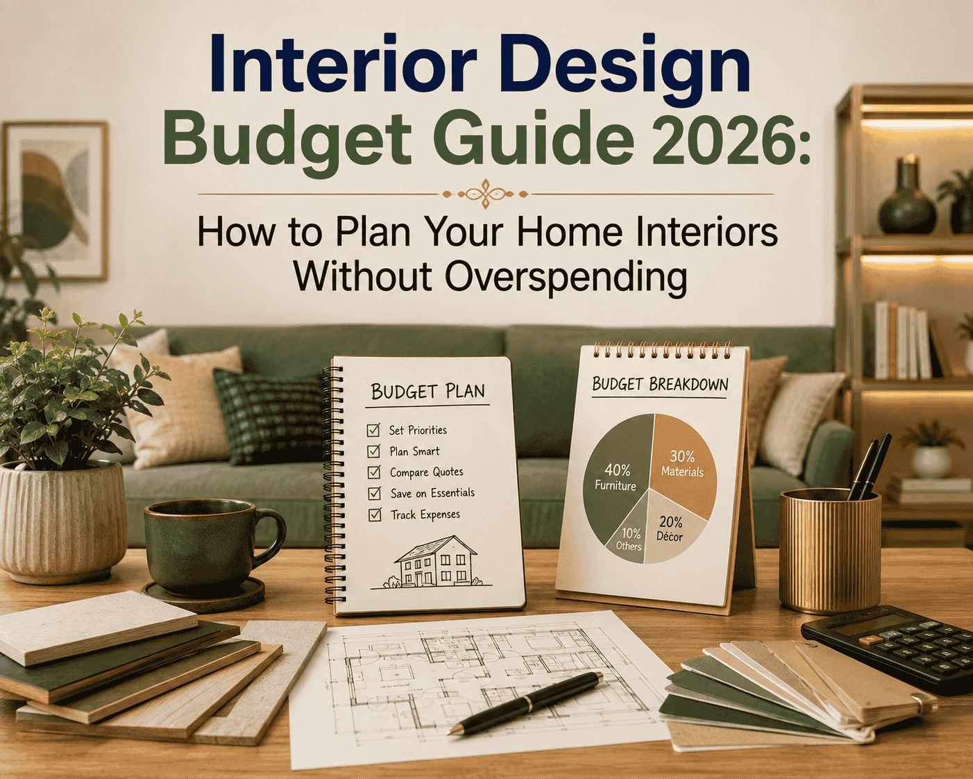 Interior Design Budget Guide 2026: How to Plan Your Home Interiors Without Overspending